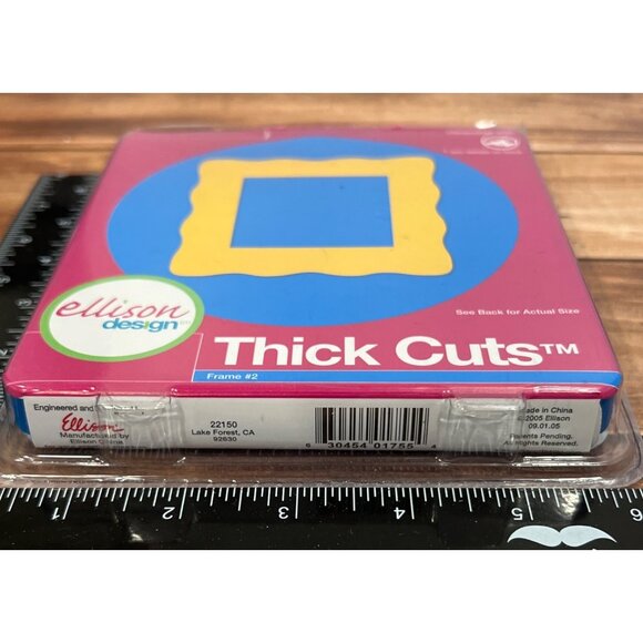 Lightly Used 22150 Ellison Design Thick Cuts Frame #2 Die - Picture 3 of 4
